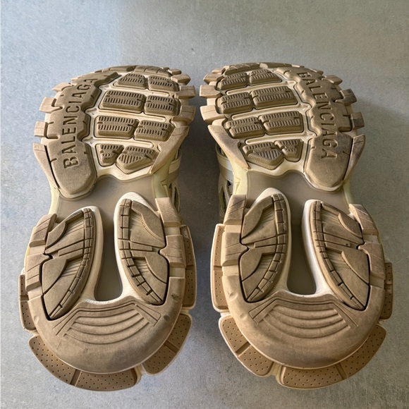 Balenciaga Track 2 Trainer Sneakers Beige Neutral Tones Fits US 8-9 - Picture 7 of 9